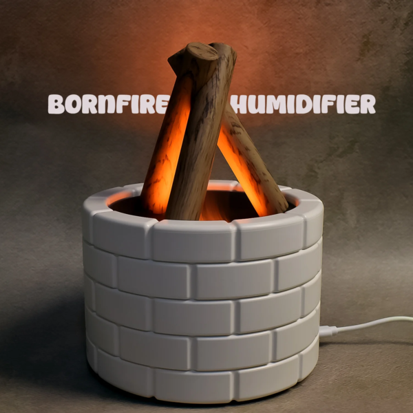 Bonfire Shaped Diffuser Essential Oil Diffuser Multi Function Flame - Prepaid Orders Only - Image 3